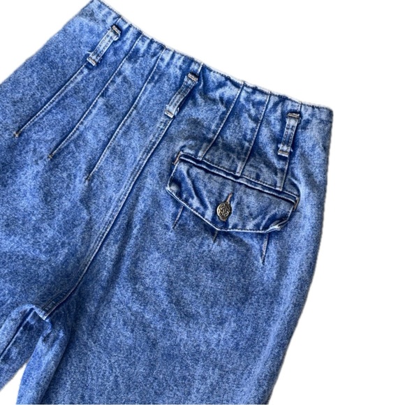 ππΌ NUOVO Vintage Sculptural High Rise Jeans | 80s 90s Atelier Denim Sz 26 - Picture 5 of 8